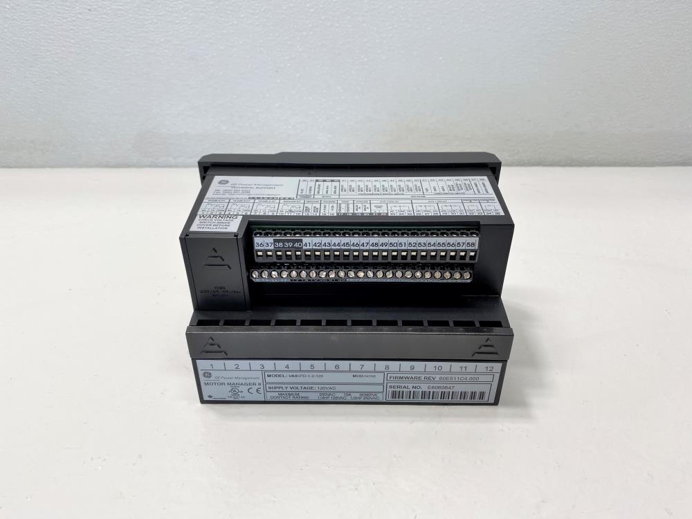 GE Multilin MM2 Motor Manager MMII-PD-1-2-120